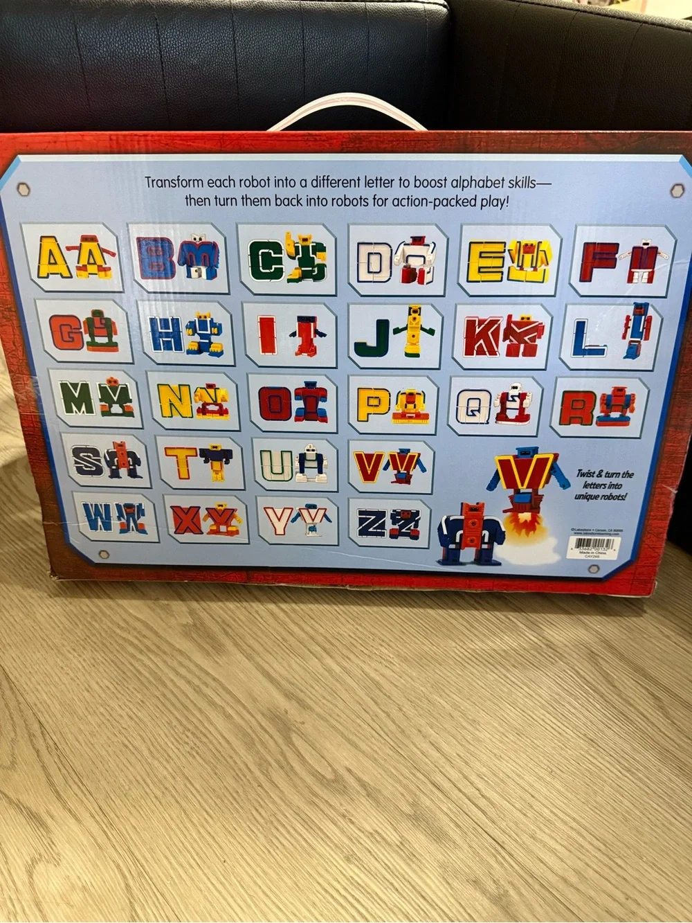 Alpha Bots Complete Set of 26 Transforming Robots Alphabet Letters Lakeshore